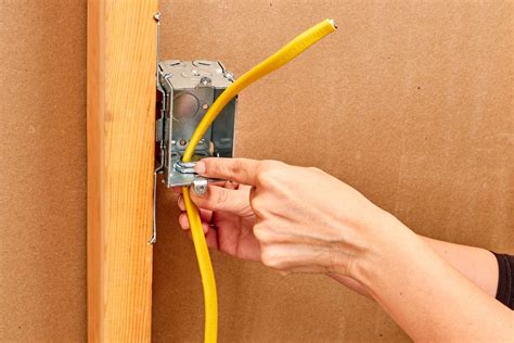 how to secure electrical panel box|nm cable into electric panel box.